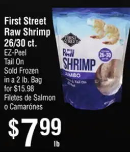 Smart & Final First Street Raw Shrimp 26/30 ct offer