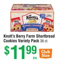 Smart & Final Knott's Berry Farm Shortbread Cookies Variety Pack offer