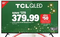 Meijer TCL 65 Q Class 4K UHD HDR QLED Smart TV offer