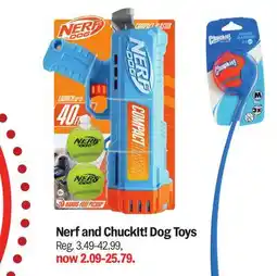 Meijer Nerf and ChuckIt! Dog Toys offer