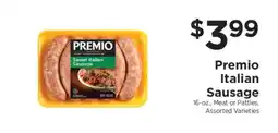 ShopRite Premio Italian Sausage offer