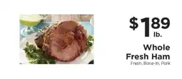 ShopRite Whole Fresh Ham offer