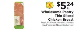 ShopRite Wholesome Pantry Thin Sliced Chicken Breast offer