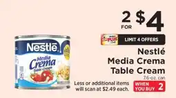 ShopRite Nestlé Media Crema Table Cream offer