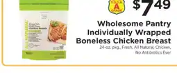 ShopRite Wholesome Pantry Individually Wrapped Boneless Chicken Breast offer