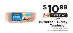 ShopRite Butterball Turkey Tenderloin offer