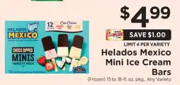 ShopRite Helados Mexico Mini Ice Cream Bars offer