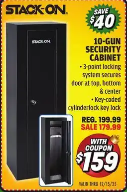 Big 5 Stack-On 10 Gun Security Cabinet offer