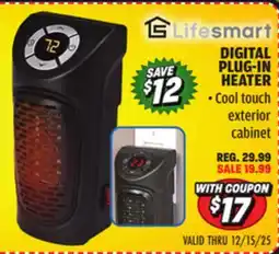 Big 5 Lifesmart Digital Plug-In Heater offer