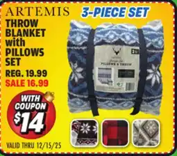 Big 5 Artemis Throw Blanket with Pillows Set offer