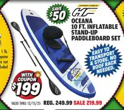 Big 5 Hydro-Force Oceana 10' Inflatable Convertible Stand-Up Paddleboard Set offer