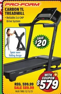 Big 5 ProForm Carbon TL Treadmill offer