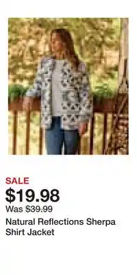 Cabela's Natural Reflections Sherpa Shirt Jacket offer