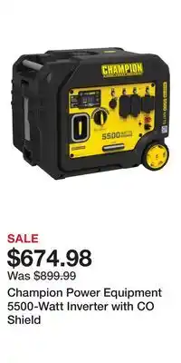 Cabela's Champion Power Equipment 5500-Watt Inverter with CO Shield offer
