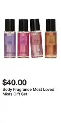 Victoria's Secret Body Fragrance Most Loved Mists Gift Set offer