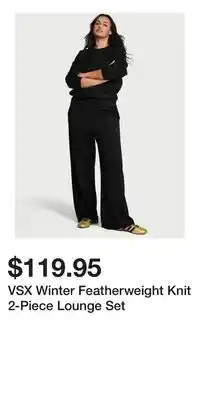 Victoria's Secret VSX Winter Featherweight Knit 2-Piece Lounge Set offer
