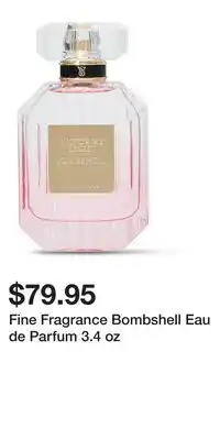 Victoria's Secret Fine Fragrance Bombshell Eau de Parfum 3.4 oz offer