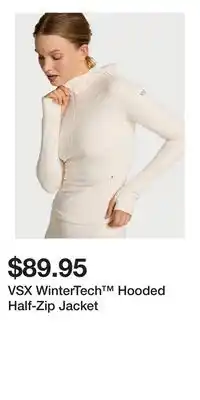 Victoria's Secret VSX WinterTech Hooded Half-Zip Jacket offer