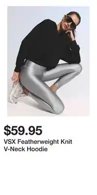 Victoria's Secret VSX Featherweight Knit V-Neck Hoodie offer