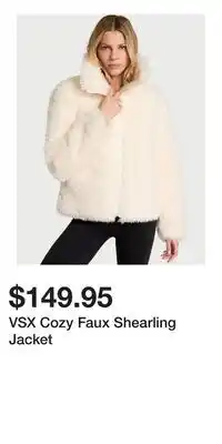 Victoria's Secret VSX Cozy Faux Shearling Jacket offer
