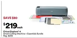 Michaels cricut explore 4 Smart Cutting Machine + Essentials Bundle offer