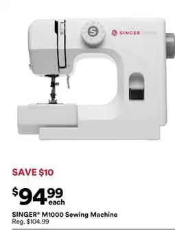 Michaels SINGer m1000 Sewing machine offer