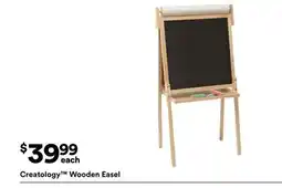 Michaels creatology Wooden easel offer
