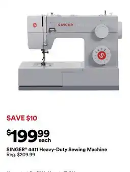 Michaels SINGer 4411 Heavy-Duty Sewing machine offer