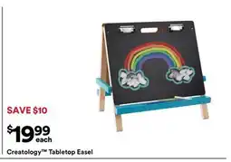 Michaels creatology Tabletop easel offer