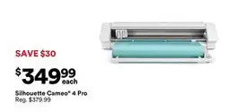 Michaels Silhouette cameo 4 Pro offer