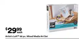 Michaels Artist's Loft 66 pc. mixed media Art Set offer