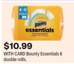 CVS Bounty Essentials 6 double rolls offer