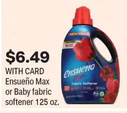 CVS Ensueño Max or Baby fabric softener 125 oz offer