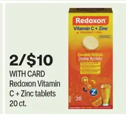 CVS Redoxon Vitamin C + Zinc tablets offer