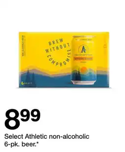 Target Select Athletic non-alcoholic 6-pk. beer offer