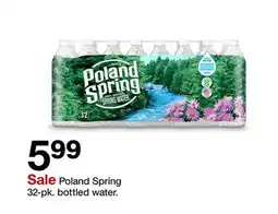 Target Poland Spring 32-pk. bottled water offer
