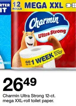 Target Charmin Ultra Strong 12-ct. mega XXL-roll toilet paper offer