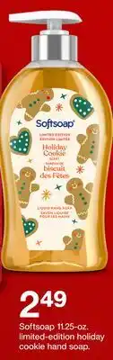 Target holiday cookie hand soap offer