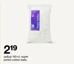 Target up&up 140-ct. super jumbo cotton balls offer