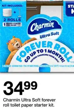 Target Charmin Ultra Soft forever roll toilet paper starter kit offer