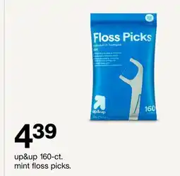 Target up & up mint 160-ct. Mint Floss Picks offer