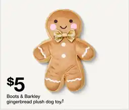 Target Boots & Barley gingerbread plush dog toy offer