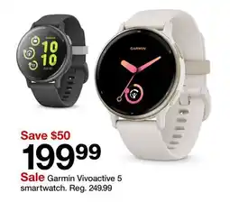 Target Garmin Vivoactive 5 smartwatch offer