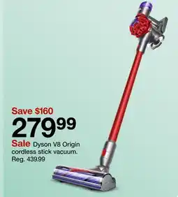 Target Dyson V8 Origin cordless stick vacuum offer