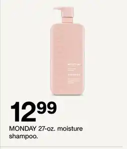 Target MONDAY 27-oz. moisture shampoo offer