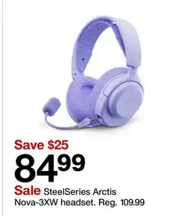 Target SteelSeries Arctis Nova-3XW headset offer