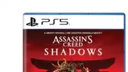Target PS5 ASSASSINS CREED SHADOWS offer