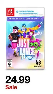 Target Nintendo Switch Just Dance 2026 offer