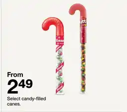 Target Select candy-filled canes offer