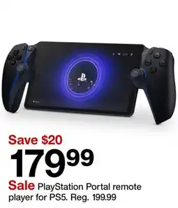 Target PlayStation Portal remote player for PS5 offer